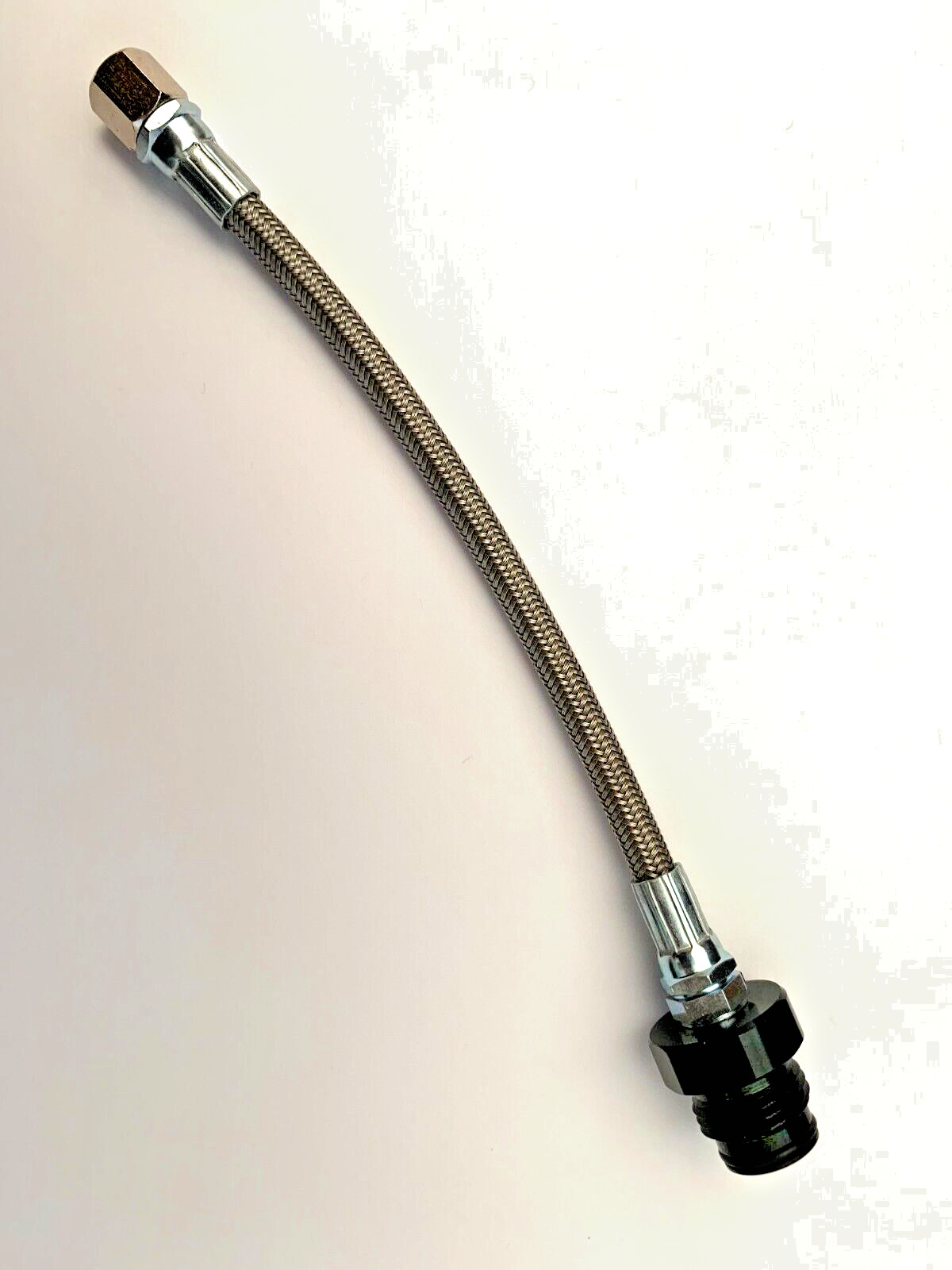 Spyder Replacement 8" Hose Female Metric - Male ASA vertical