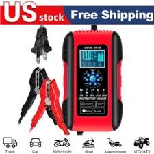 10A Car Battery Charger – Upgraded Trickle Charger for Motorcycle AGM Marine