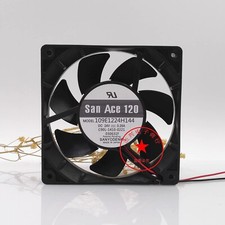 sanyo 109E1224H144 12025 DC24V 0.25A 12CM 2-Wire Dual Ball Ball Mute Cooling Fan