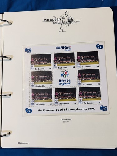 Westminster The European Football Stamps Collection 29 PAGES IN ALBUM - Picture 5 of 21