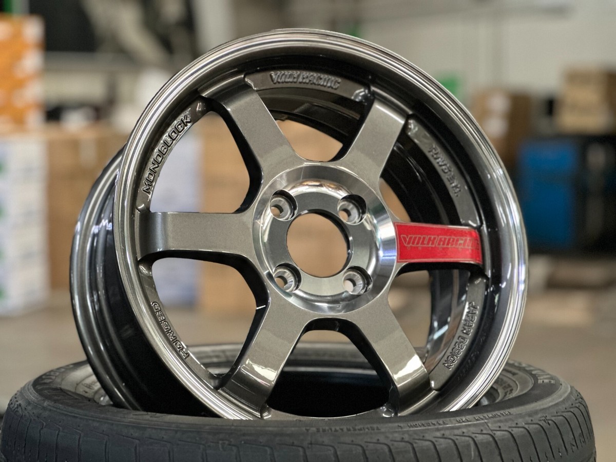 NEW 15x6.5J AOW TE37SL 4x100 (4 Wheels) Fit HONDA Civic EK EG