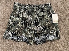 New Bebop Girls Size XL Rayon Green Black Brown Beige Camoflauge Shorts