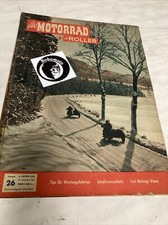 Magazine ancien moto "das Motorrad" N° 25 1954 allemand Dürkopp Diana etc ...