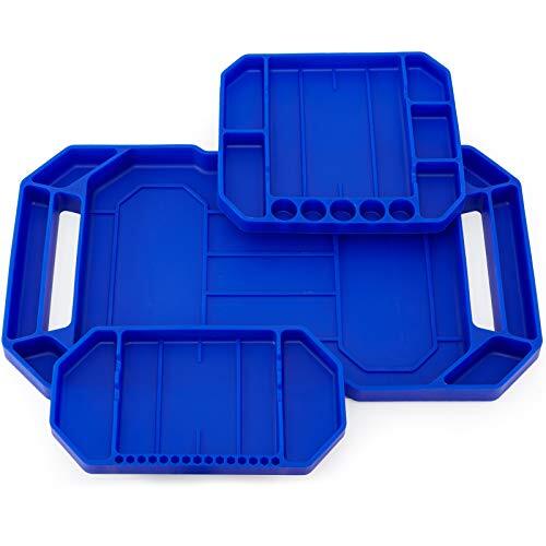 3pcs Large Non-Slip Tool Tray Organizer Mat for Easy Storage