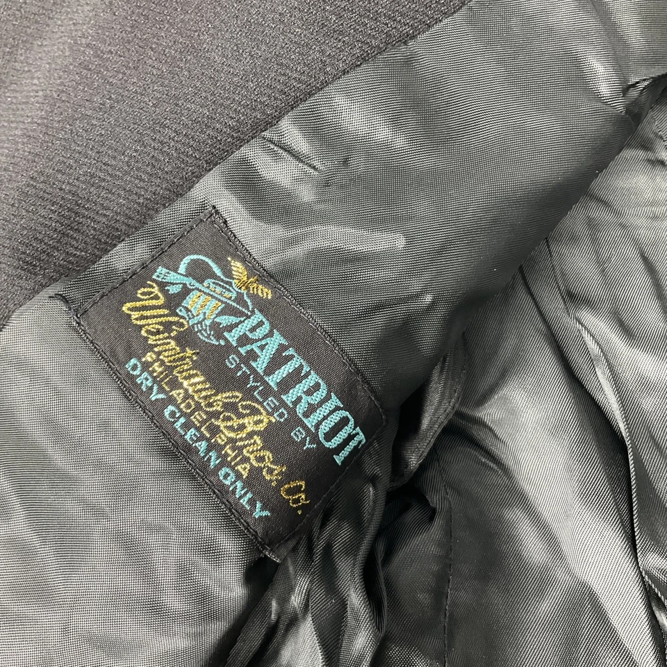 Weintraub Bros Patriot Chaqueta Negro Dorado Vestido Estrella 37R Foto 4 de 4