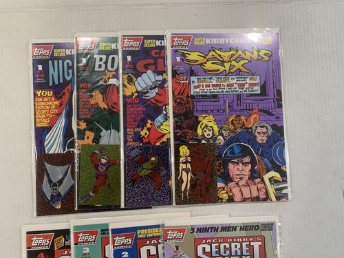 Topps Sercret City Saga #0 1 2 3 4! 22 Comics total! Kirbychrome! Chrome Variant - Picture 3 of 9