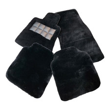Bespoke Edition 1"  Sheepskin Floor Mats for Tesla Model S Plaid Luxury Upgrade