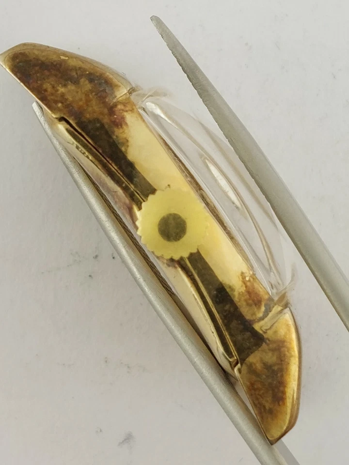 Reloj Le Coultre vintage chapado en oro, números romanos caja 23mm/27m #7 Foto 4 de 4