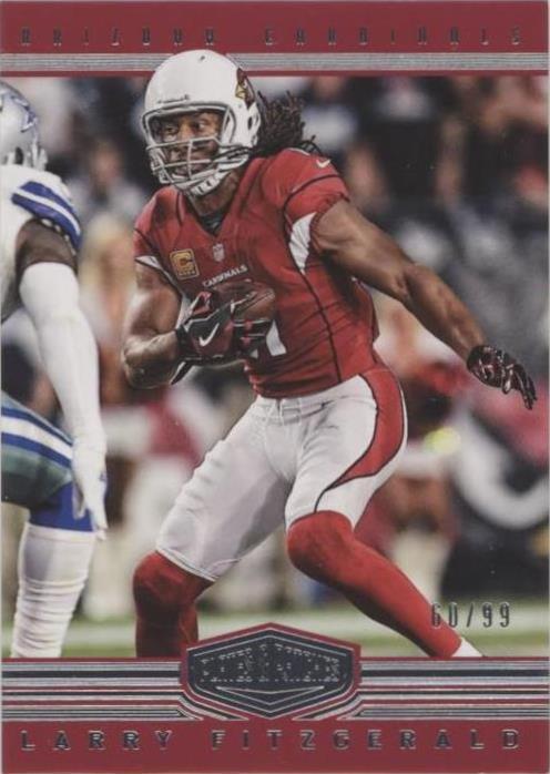 2017 Panini Plates & Patches Larry Fitzgerald #66 - 1 of 2