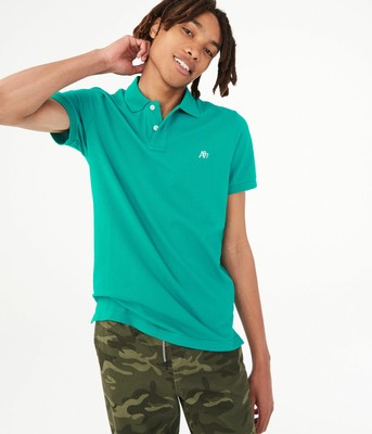 aeropostale mens a87 logo piquac polo 