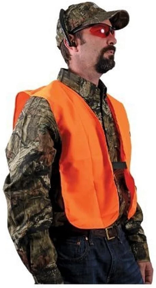 Allen Safety Acrylic Vest Chest 38-48 Inch Adult Orange 15752 Large Hunting - Image 2 of 4