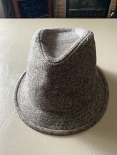 All American Stetson Men's Size S/M Tan Tweed Fedora Hat