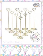 10Pcs Table Number Card Holders Table Picture Photo Memo Holder, Wedding Party