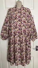NEW SELECTED FEMME Ladies Gianna Floral Print Dress Size 42 (Size 16)