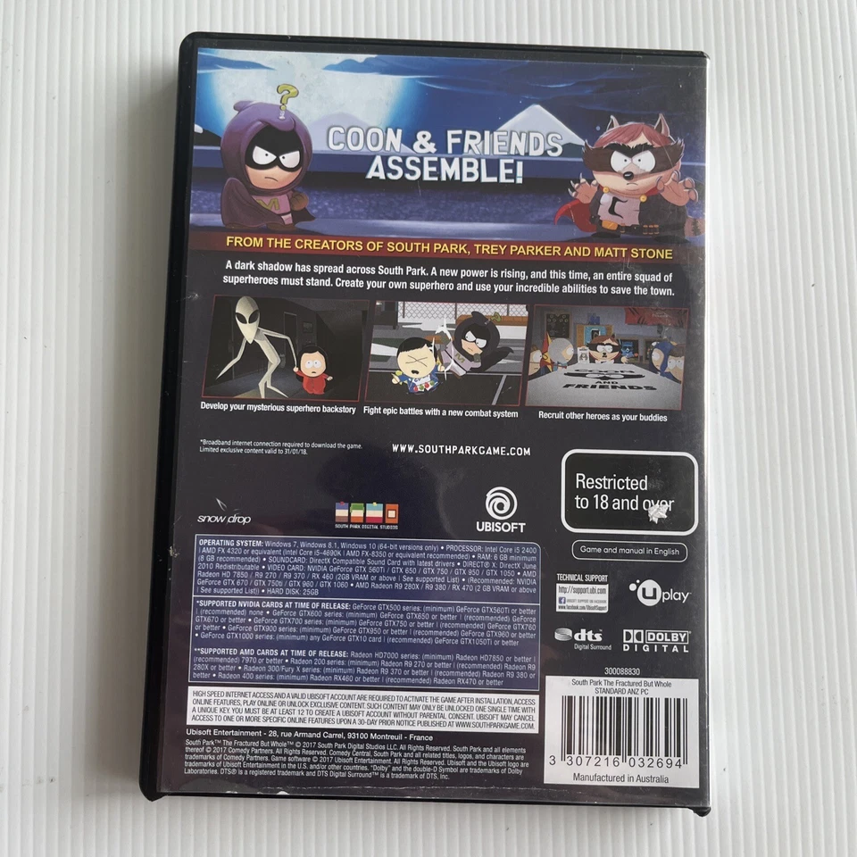 South Park The Fractured But Whole - Windows 7, 8, 10 PC DVD-ROM Game - Image 2 of 4