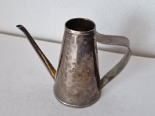 CALEGARO-Bollitore Caffè/Pentole Argento Massiccio Italiano-Vintage-Lavora a Mano-Fatto a Mano