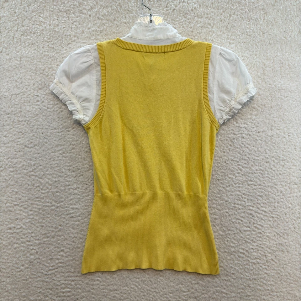 Blusa Top Y2K Vintage Pequeña Penny Big Bang Theory Cheesecake Uniforme de Fábrica Foto 3 de 4