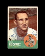 Ron Nischwitz Signed 1963 Topps Cleveland Autograph