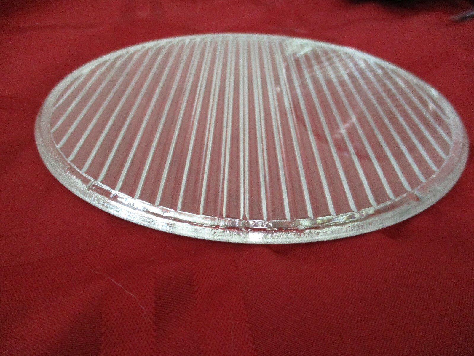 Vintage Bentley center spot light fluted glass replacement lens