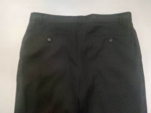 Murano Zac Fit black polyester viscose spandex flat front dress pant 36x32 NWOT - Picture 3 of 10