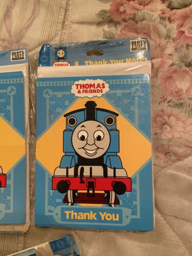 Thomas The Train Blank Thank You Cards & Envelopes 4" x 5" & Invite - Picture 10 of 11