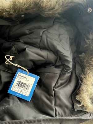 NWT 2009 Adidas Chile 62 Parka Bomber Coat Faux Fur Hood