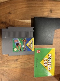 Nintendo World Cup Soccer (NES, 1990) Cartridge & Manual -  Tested - Authentic