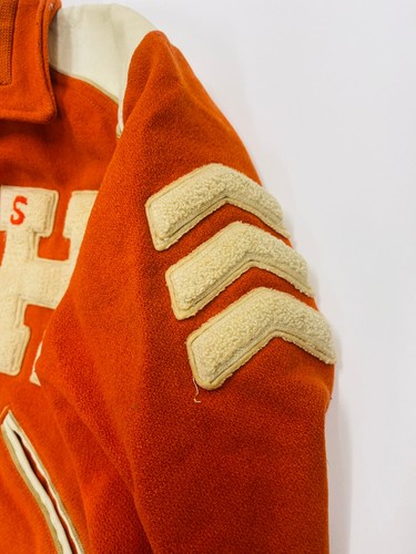 Vintage 1958 Varsity Letterman Jacket – Pirates FB Wool Chenille Patches Sz M - Picture 6 of 13