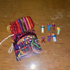 Guatemalan Worry Dolls in Pouch Worry Dolls
