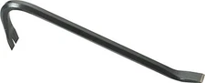 Edward Tools Gooseneck Wrecking Bar - Extra Strength Drop Forged Steel Pry Bar f