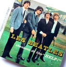 LES BEATLES THE RARE GOLFING COVER HELP 7" VINYL EP 1965 FRANCE GOLF VERY RARE