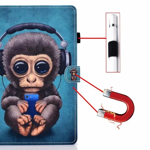For Samsung Galaxy Tab A T290 T510 T590 Tablet Pattern Leather Stand Cover Case - Picture 212 of 213