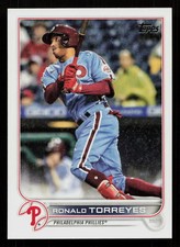 2022 Topps Ronald Torreyes #354 Philadelphia Phillies Baseball Card