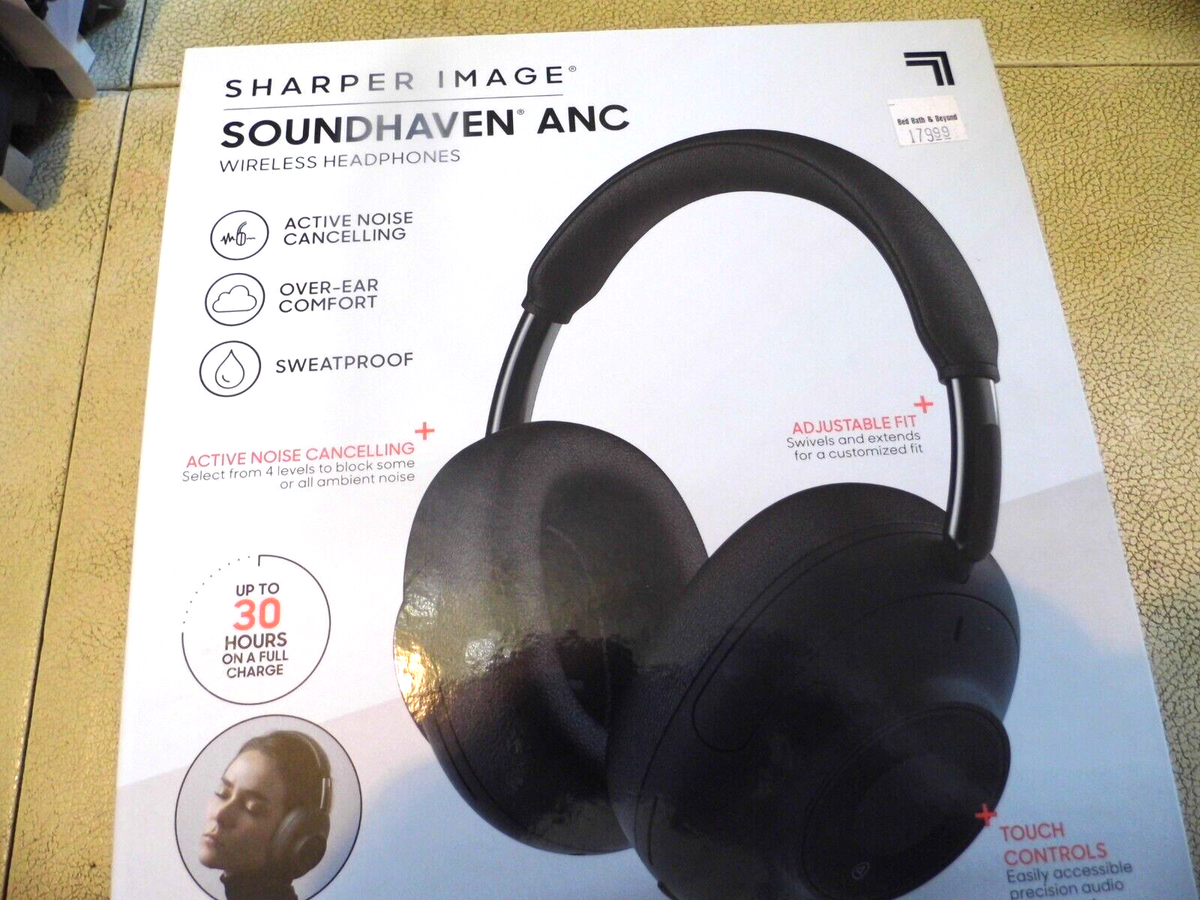 Sharper Image Soundhaven ANC Wireless Bluetooth Headphones | eBay