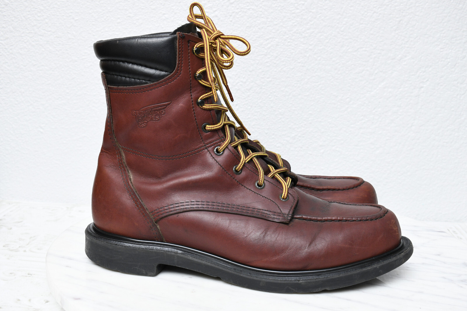 RED WING Shoes USA 402 SuperSole 8inch Soft Toe Work Leather Boots