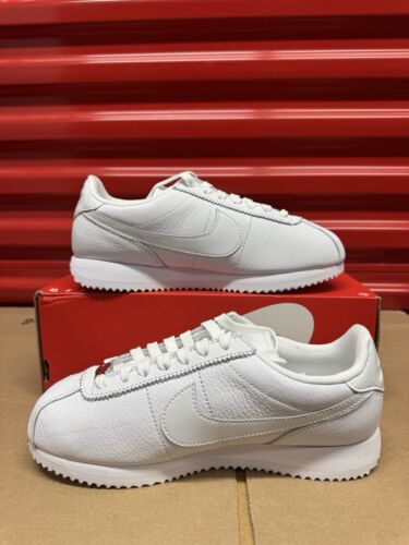 Women’s Size 9 - Nike Cortez 23 Premium Triple White FB6877-100 - Picture 2 of 9