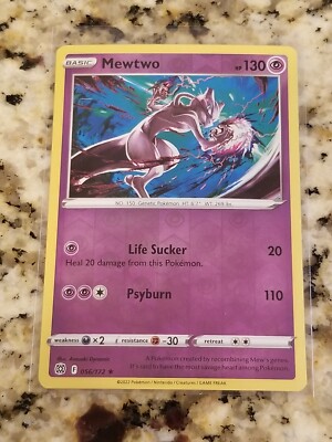 mewtwo pokemon card 56 172 TCG 56/172 Reverse Holo NM-MINT Flip a coin Pokémon Mewtwo - 56/172 -