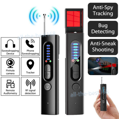 Car Hidden Camera Detector Anti-Spy Bug GPS Tracker Finder Scanner Device Hotel