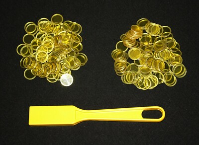 #ad Magnetic Yellow Bingo Wand and 200 Chips Markers – Use on paper sheets cards $12.50