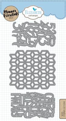 Elizabeth Craft Designs, Cutting Dies / Stanzschablonen, Planner Patterns