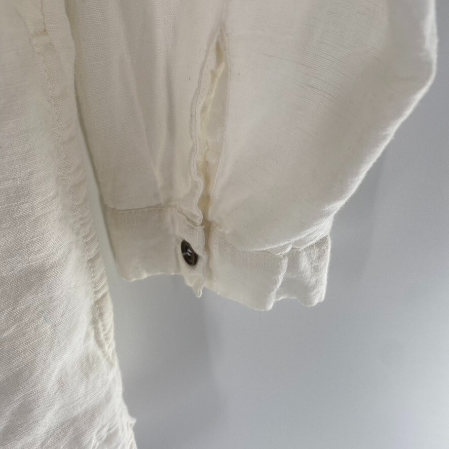 Coldwater Creek Womens Popover Top Linen Tunic Wh… - image 8