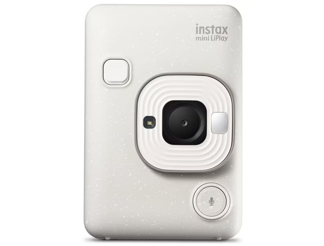 FUJIFILM INSTAX LIPLAY C Hybrid Instant Camera White Japan Import New 2024 Model-image