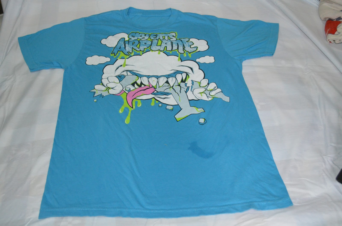 90s GRUBBY Tシャツ AIRJAM COCOBAT Sky Eats Airplane Band Gift For Fan All Size S to 5XL Blue T