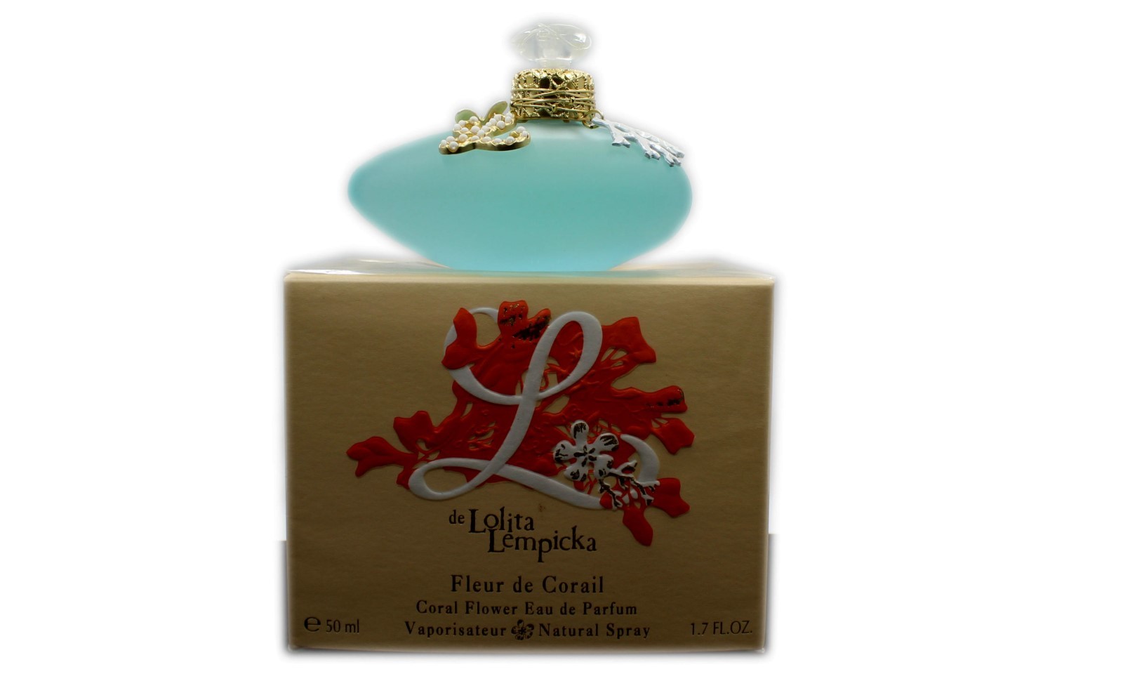 L DE LOLITA LEMPICKA CORAL FLOWER EAU DE PARFUM   50  NIB-055112