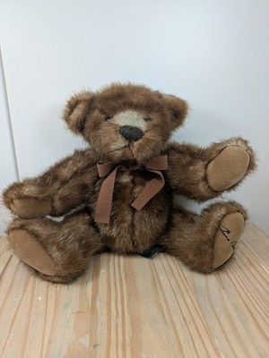 Vintage Russ Berrie Limited Edition Teddybär Ebbets Plüschtier mit Gelenken Stofftier