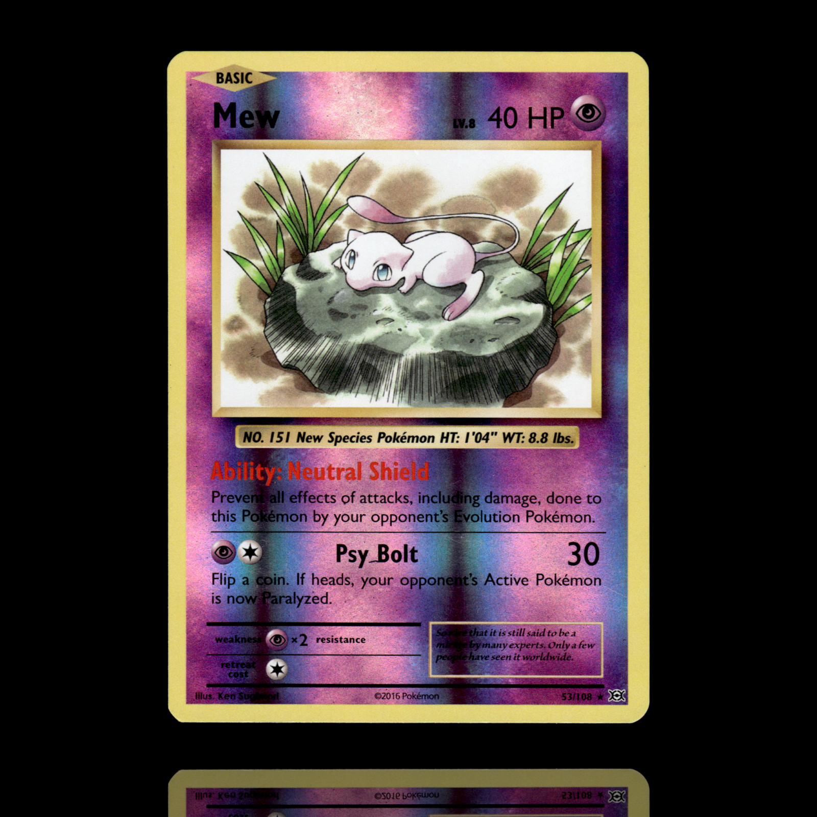 ▸ Mew | XY - Evolutions | Reverse Holo | 53/108 | NM