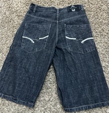 Vintage Y2K Southpole Baggy Denim Jean Shorts Jorts Wide Leg Loose Mens 326x14