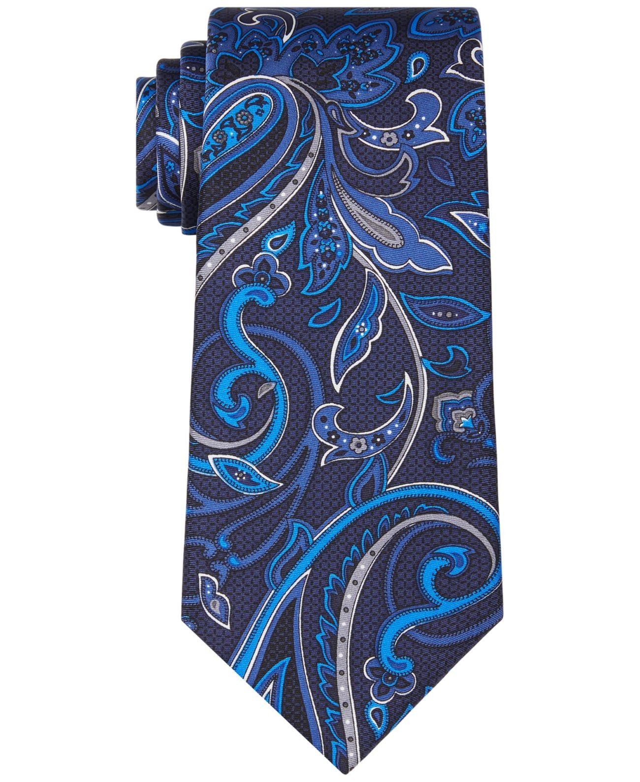 Michael Kors Men s Blue Classic Paisley Tie-OS 3890₽
