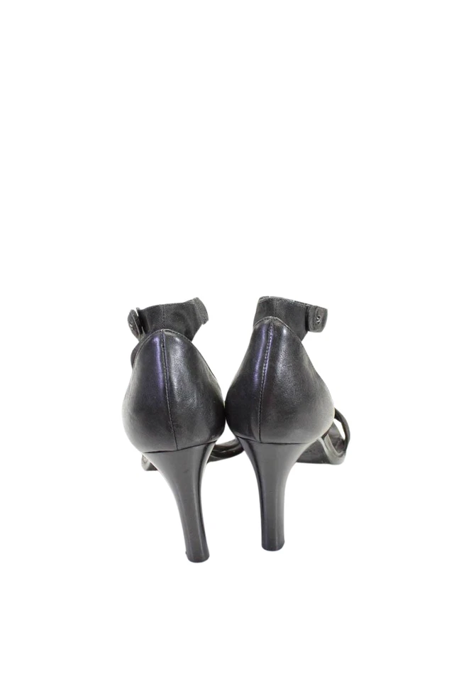 Rag & Bone Womens Leather Open Toe Ankle Strap Sandals Heels Black Size 37 7 - Image 3 of 4