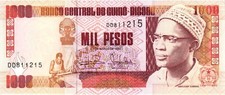 GUINEA-BISSAU 1000 Pesos 1993 P-13b UNC Banknote